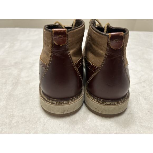 Timberland Boots Men’s Size 13 Britton Hill Waterproof Chestnut Leather Chukka - Picture 6 of 11